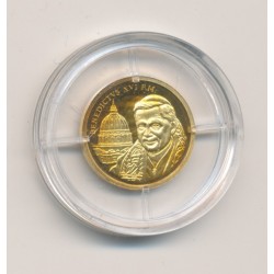 Médaille Or - Benoit XVI - 2005