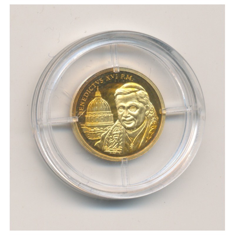 Médaille Or - Benoit XVI - 2005