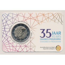 Coincard - 2 Euro Belgique 2022 - Erasmus - version Flamand