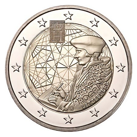 2€ Luxembourg 2022 - Erasmus