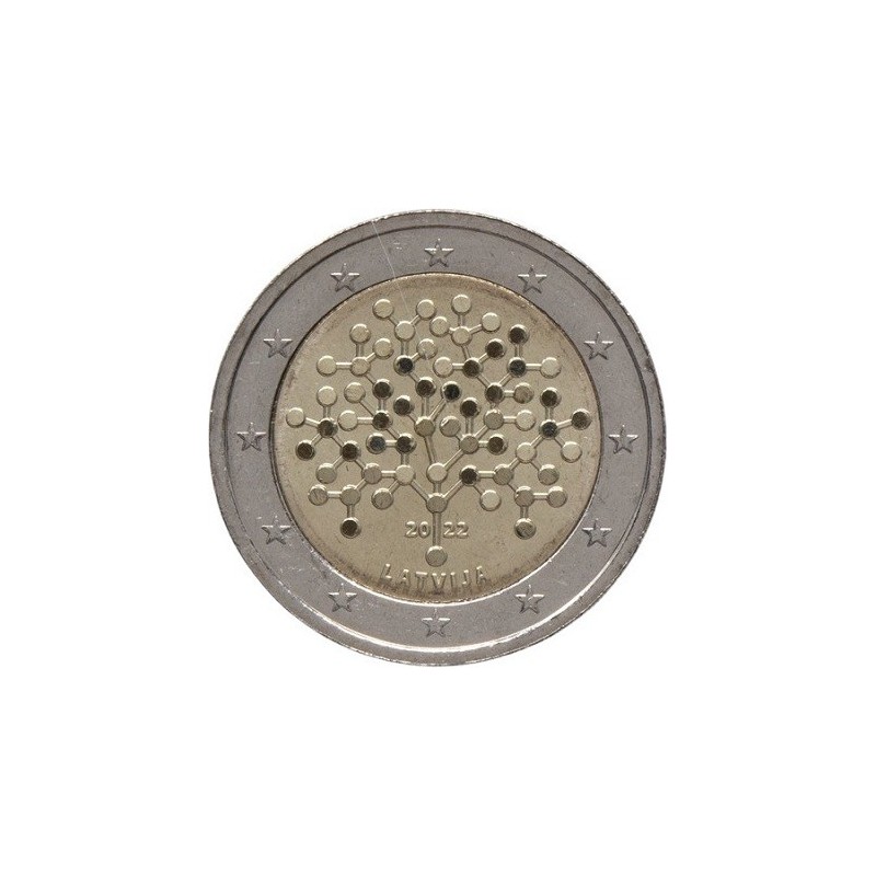 2€ Lettonie 2022 - 100 ans de la création de la Banque de Lettonie