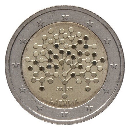2€ Lettonie 2022 - 100 ans de la création de la Banque de Lettonie