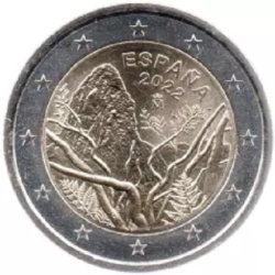 2€ Espagne 2022 - Parc National de Garajonay - Unesco