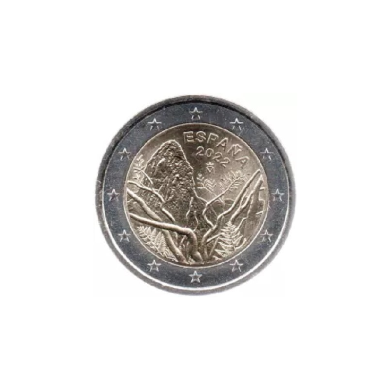 2€ Espagne 2022 - Parc National de Garajonay - Unesco