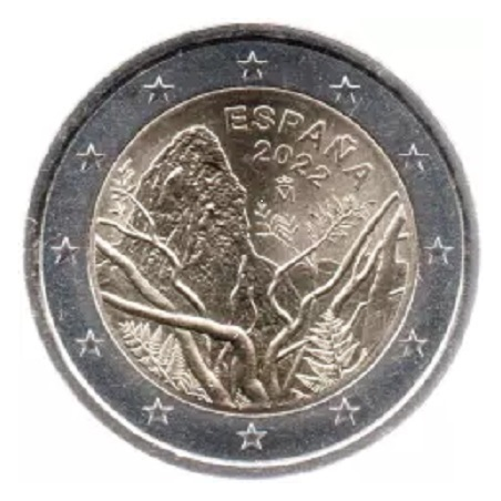 2€ Espagne 2022 - Parc National de Garajonay - Unesco