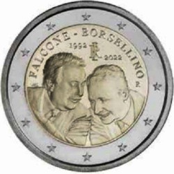 2€ Italie 2022 - 30e anniversaire de la mort des juges Giovanni Falcone et Paolo Borsellino