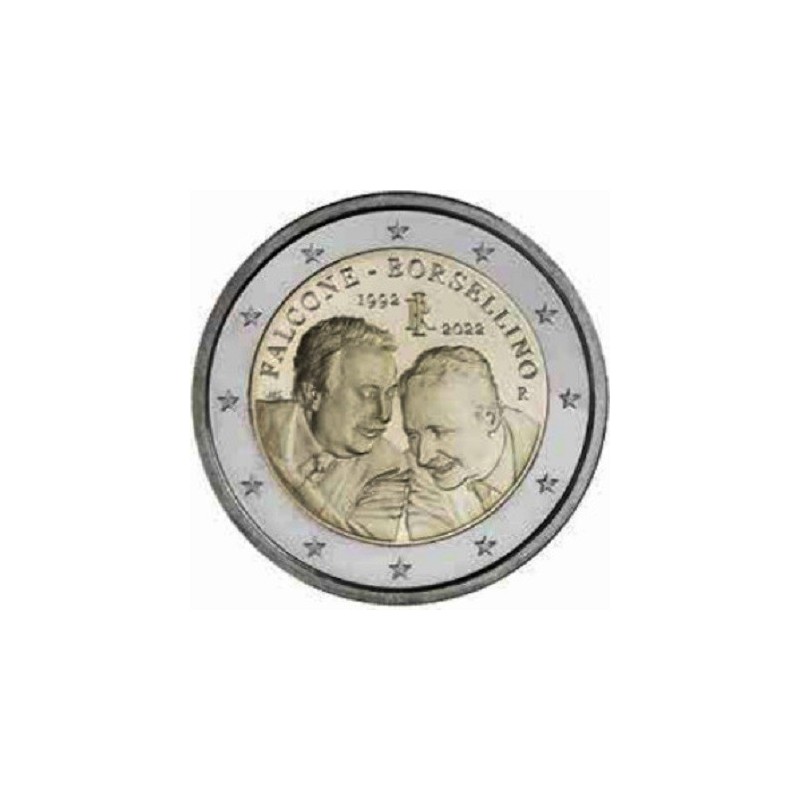 2€ Italie 2022 - 30e anniversaire de la mort des juges Giovanni Falcone et Paolo Borsellino