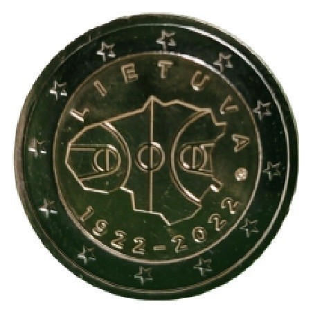 2€ Lituanie 2022 - 100 ans de basket-ball en Lituanie