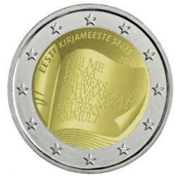 2€ Estonie 202 - 150e anniversaire de la fondation de la Société estonienne de littérature