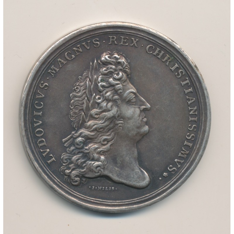 Médaille - Louis XIV - Ordre royal de notre-dame du mont carmel et de st lazare - argent - 46mm - SUP