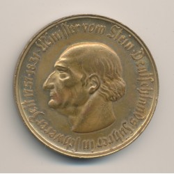 Allemagne - 10000 Mark 1923 - Westphalie von stein - tombac - TTB+ 2