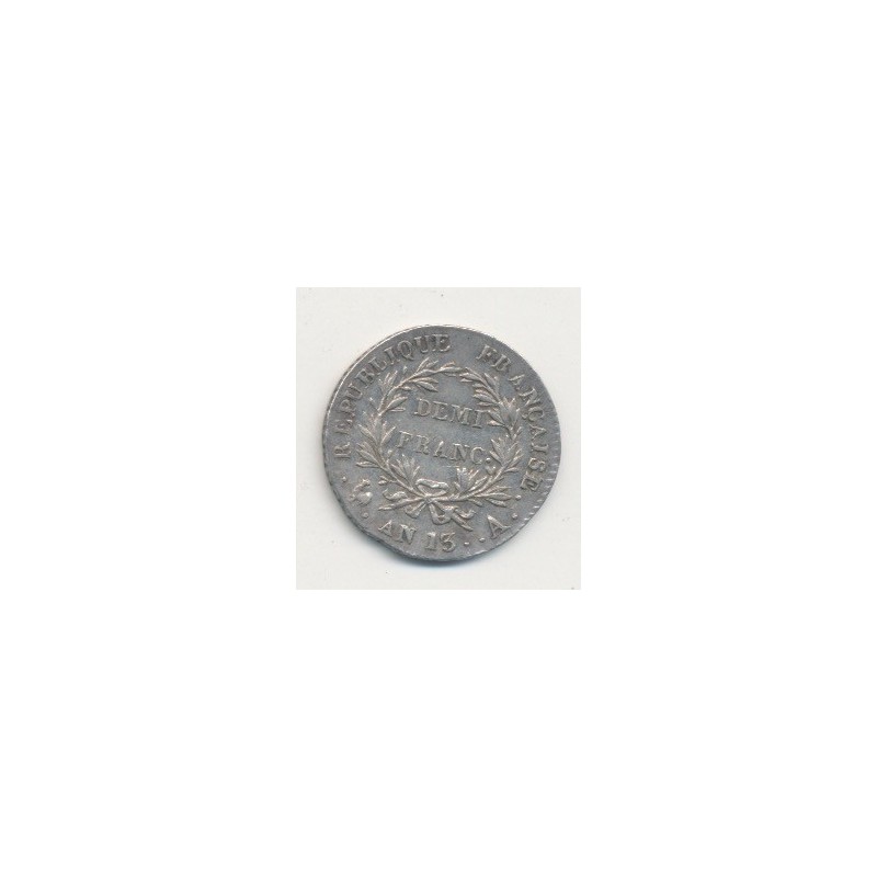 1/2 Franc Napoléon Empereur - AN 13 A Paris