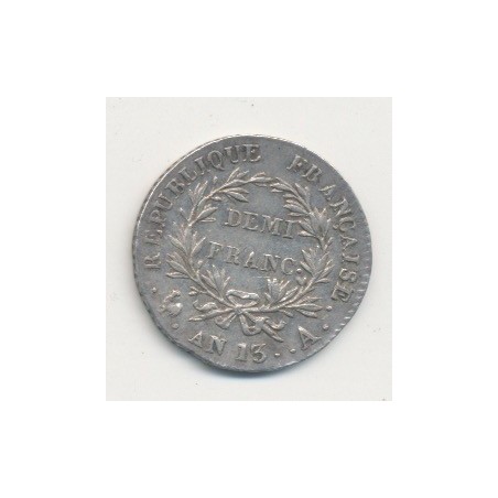 1/2 Franc Napoléon Empereur - AN 13 A Paris