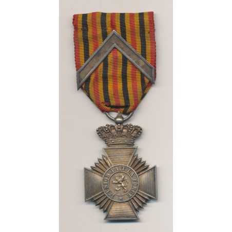 Belgique - décoration militaire 1ere classe ancienneté - ordonnance