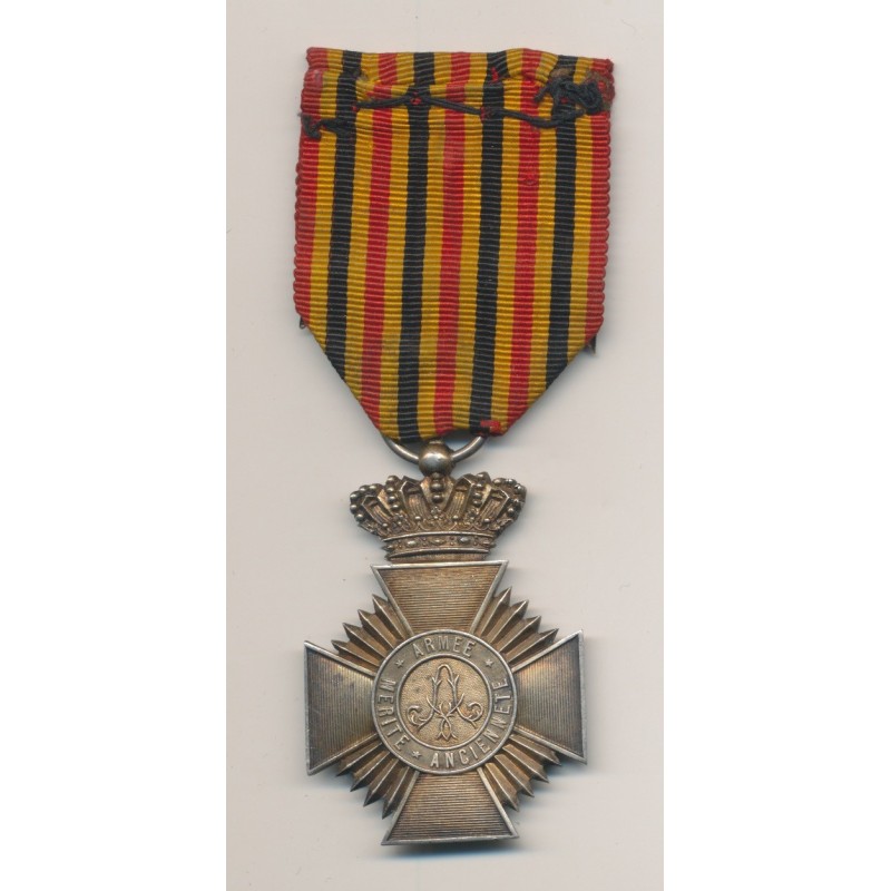 Belgique - décoration militaire 1ere classe ancienneté - ordonnance