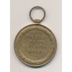 Angleterre - Victoire interallié 1914-18 - sans ruban - ordonnance 2