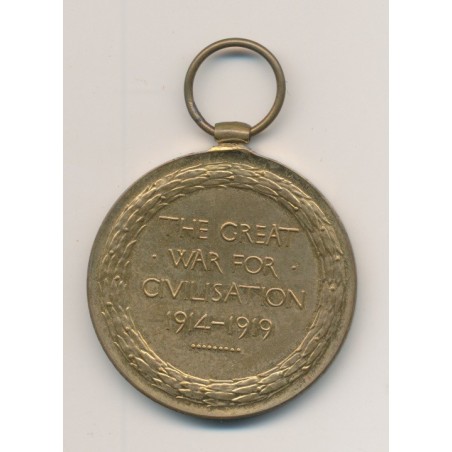 Angleterre - Victoire interallié 1914-18 - sans ruban - ordonnance