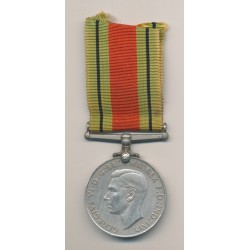 Angleterre - Médaille de la défense 1939-45 - George VI - ordonnance