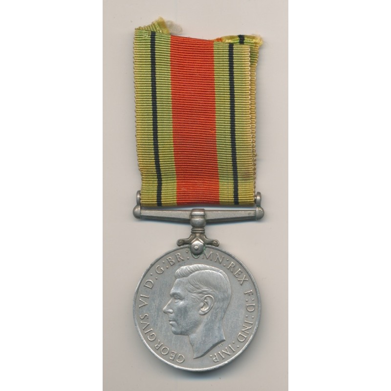 Angleterre - Médaille de la défense 1939-45 - George VI - ordonnance