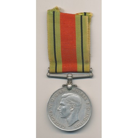 Angleterre - Médaille de la défense 1939-45 - George VI - ordonnance