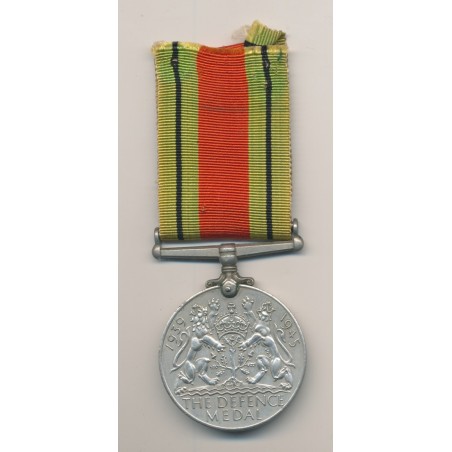 Angleterre - Médaille de la défense 1939-45 - George VI - ordonnance