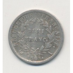 1/2 Franc Napoléon Empereur - 1808 A Paris 2