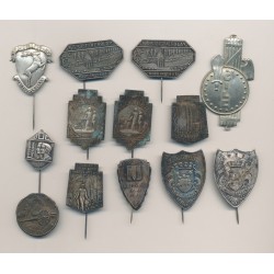 Lot 13 épinglettes Divers