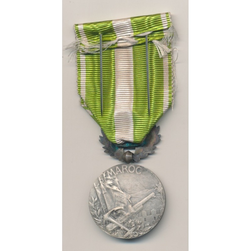 Médaille - Commémorative du Maroc - Frappe moderne - ordonnance