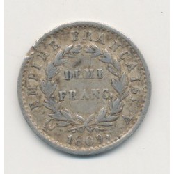 1/2 Franc Napoléon Empereur - 1809 A Paris 2
