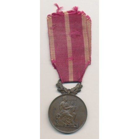 Médaille - Sociétés musicales et chorales - ordonnance