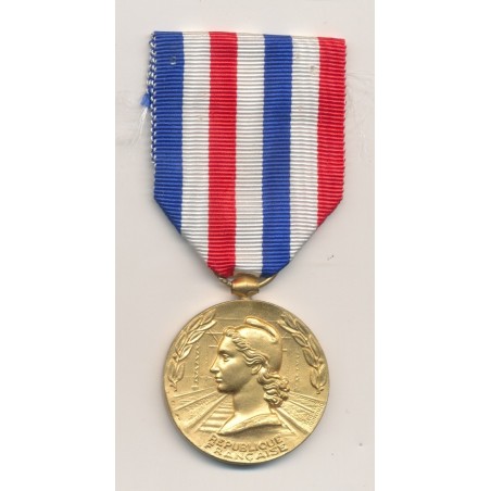 Médaille - Chemin de fer - bronze - ordonnance