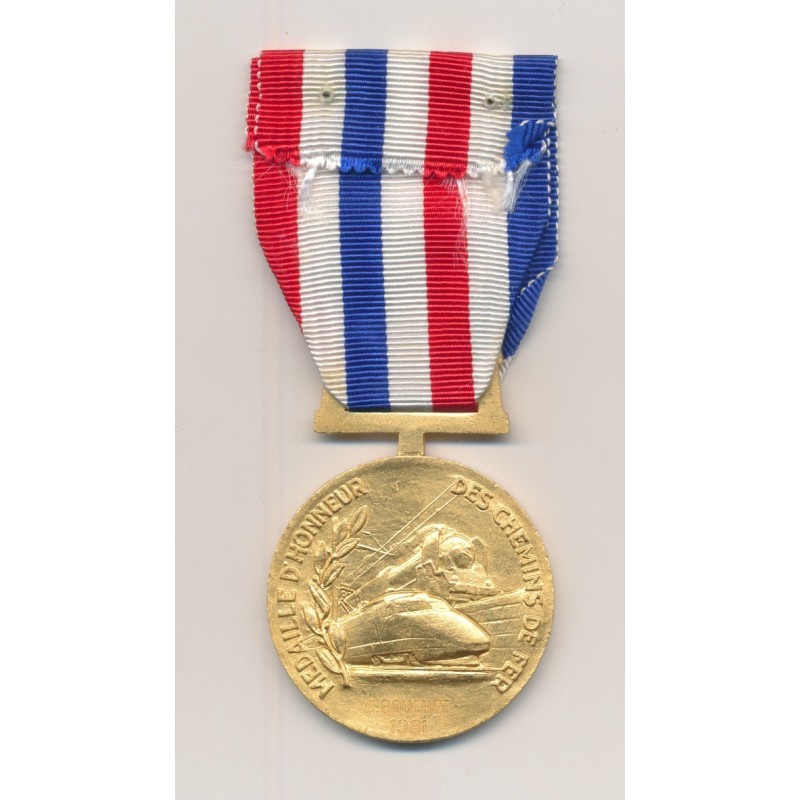 Médaille - Chemin de fer avec palme - ordonnance