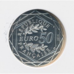 50 Euro Paix/Sempé - 2014 - Automne/Hiver - argent 2