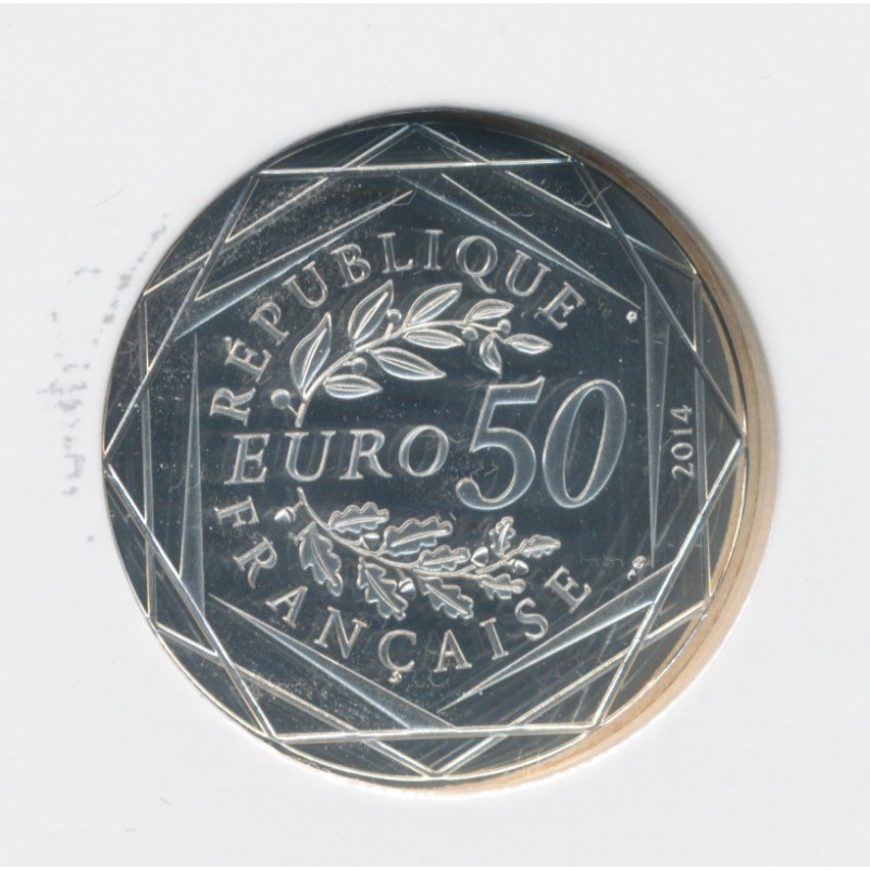 50 Euro Paix/Sempé - 2014 - Automne/Hiver - argent