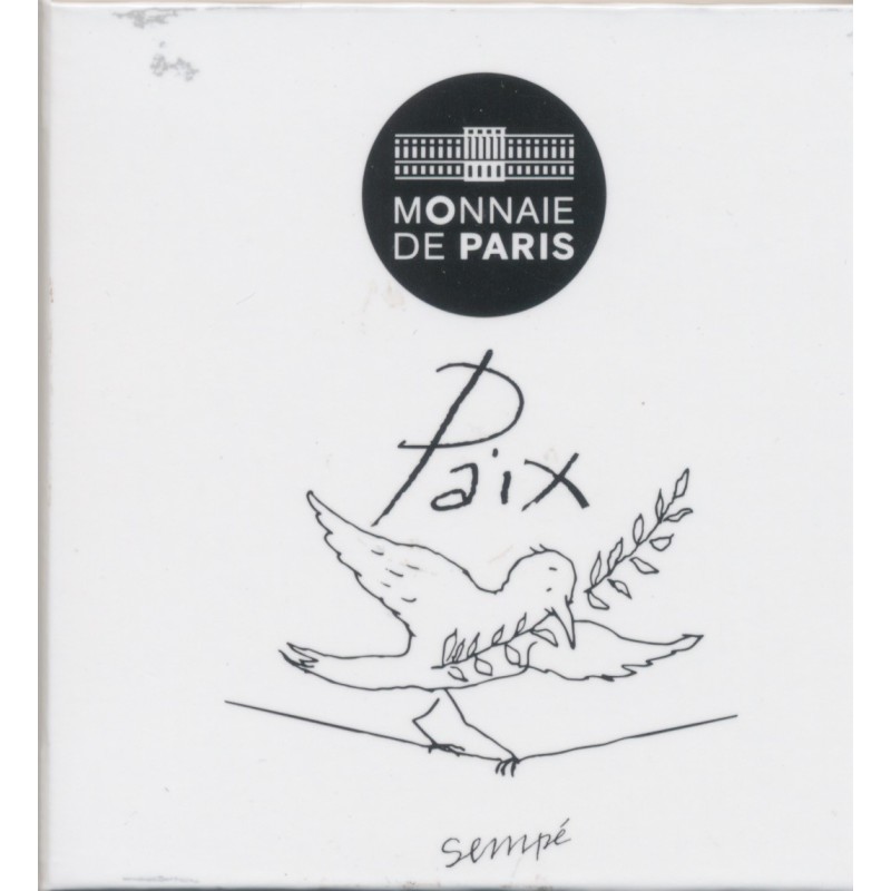 50 Euro Paix/Sempé - 2014 - Automne/Hiver - argent
