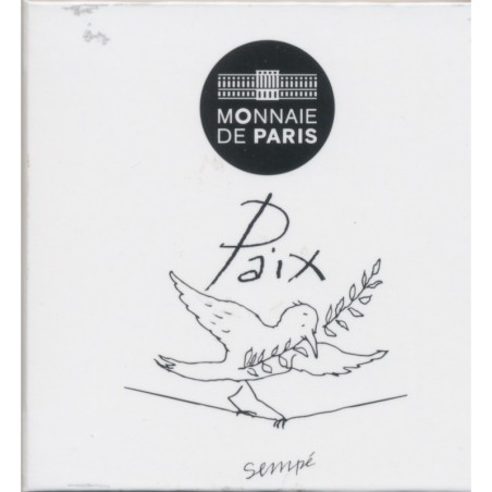 50 Euro Paix/Sempé - 2014 - Automne/Hiver - argent