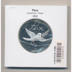 50 Euro Paix/Sempé - 2014 - Automne/Hiver - argent