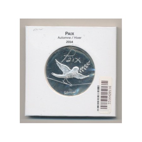 50 Euro Paix/Sempé - 2014 - Automne/Hiver - argent