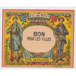 Conseil de Révision - Bon pour les filles