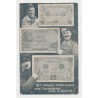 Carte postale - Soldats avec les billets de la banque de France