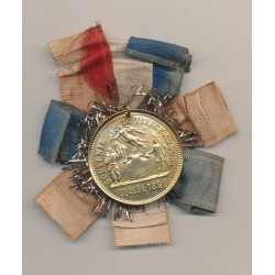Médaille et ruban - Souvenir du tirage au sort 1899 2