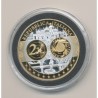 Médaille - 1ère frappe hommage Euro - Italie - Europa - cuivre argenté