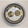 Médaille - 1ère frappe hommage Euro - Chypre - Europa - cuivre argenté