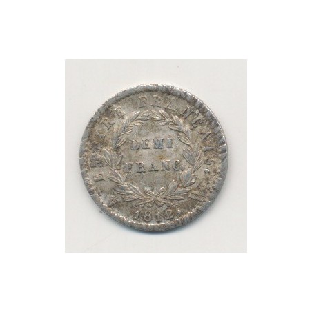 1/2 Franc Napoléon Empereur - 1812 W Lille