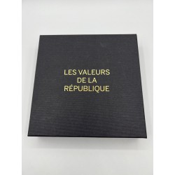 Coffret Les Valeurs de la république - 6 monnaies Euro argent - 2013 2
