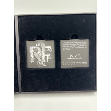 Coffret Les Valeurs de la république - 6 monnaies Euro argent - 2013