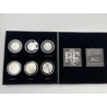 Coffret Les Valeurs de la république - 6 monnaies Euro argent - 2013