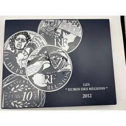 Coffret 27 monnaies - 10 Euro des Régions 2012 - argent 2