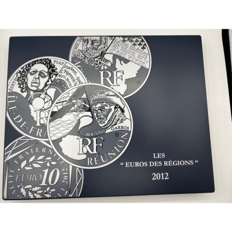 Coffret 27 monnaies - 10 Euro des Régions 2012 - argent