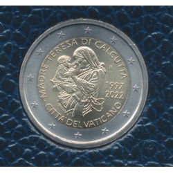Vatican - 2 Euro 2022 - 25e anniversaire de la mort de Mère Teresa de Calcutta
